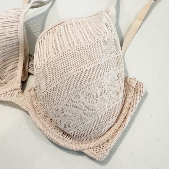 ThirdLove Everyday Lace Plunge Underwire Bra Intimates Adjustable Straps 30E 1/2 - Picture 4 of 10